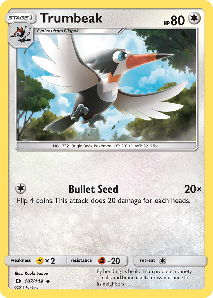 Trumbeak (107/149) [Sun & Moon: Base Set] | KingTCG.ca