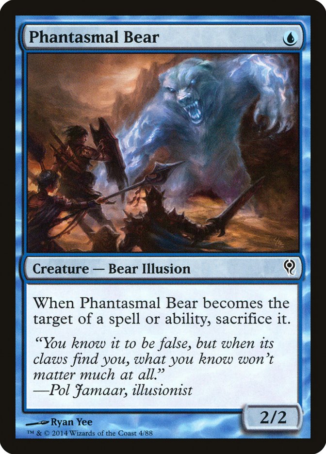 Phantasmal Bear [Duel Decks: Jace vs. Vraska] | KingTCG.ca