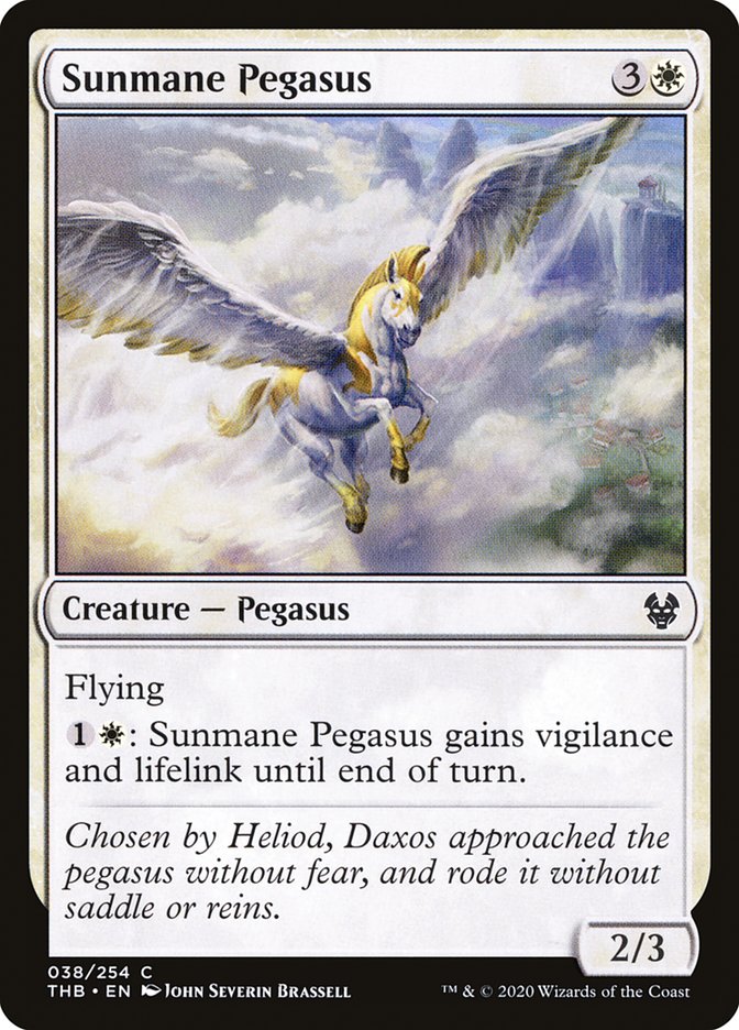 Sunmane Pegasus [Theros Beyond Death] | KingTCG.ca