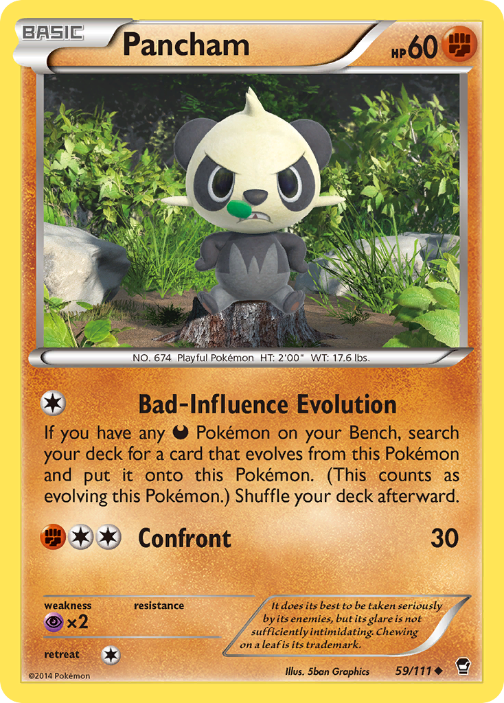 Pancham (59/111) [XY: Furious Fists] | KingTCG.ca