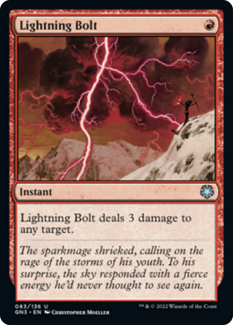 Lightning Bolt [Game Night: Free-for-All] | KingTCG.ca