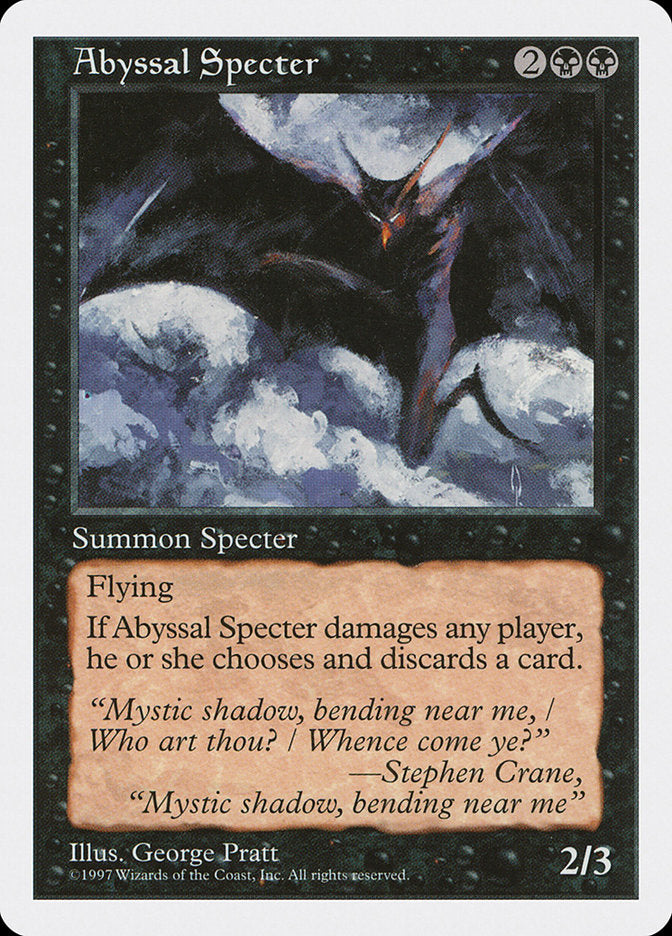 Abyssal Specter [Fifth Edition] | KingTCG.ca