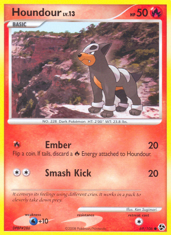 Houndour (69/106) [Diamond & Pearl: Great Encounters] | KingTCG.ca