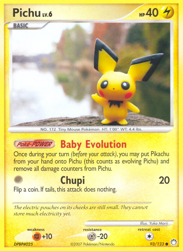 Pichu (93/123) [Diamond & Pearl: Mysterious Treasures] | KingTCG.ca