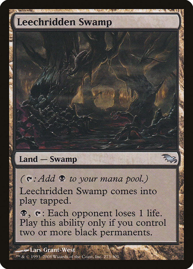 Leechridden Swamp [Shadowmoor] | KingTCG.ca