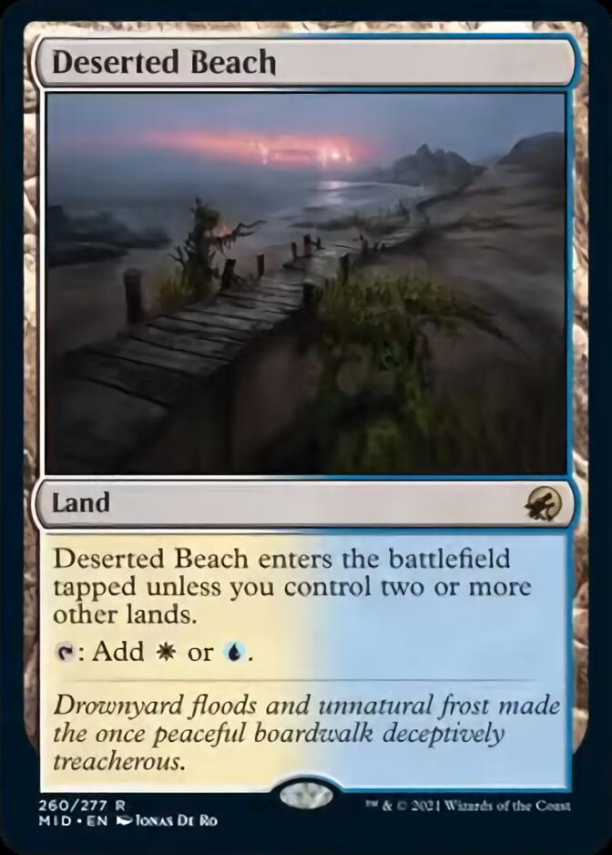 Deserted Beach [Innistrad: Midnight Hunt] | KingTCG.ca