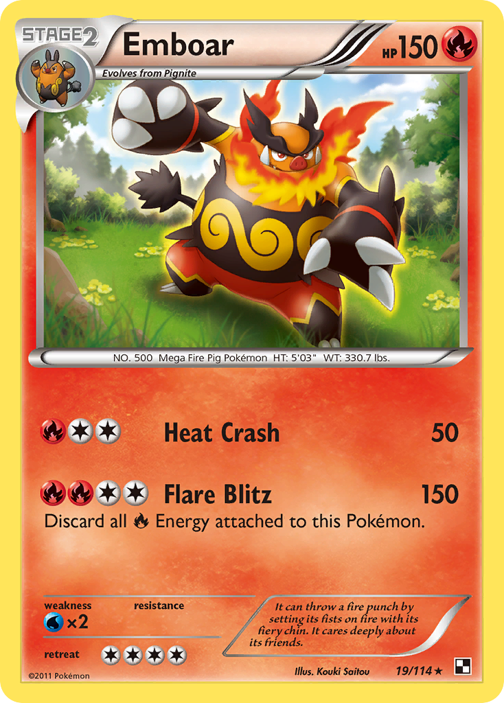 Emboar (19/114) [Black & White: Base Set] | KingTCG.ca