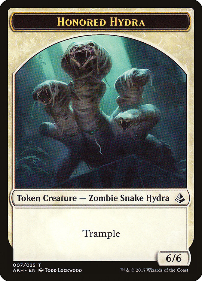 Honored Hydra Token [Amonkhet Tokens] | KingTCG.ca