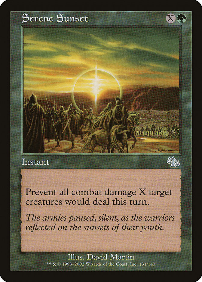 Serene Sunset [Judgment] | KingTCG.ca