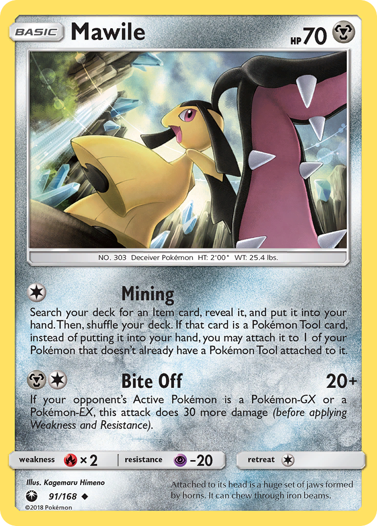 Mawile (91/168) [Sun & Moon: Celestial Storm] | KingTCG.ca