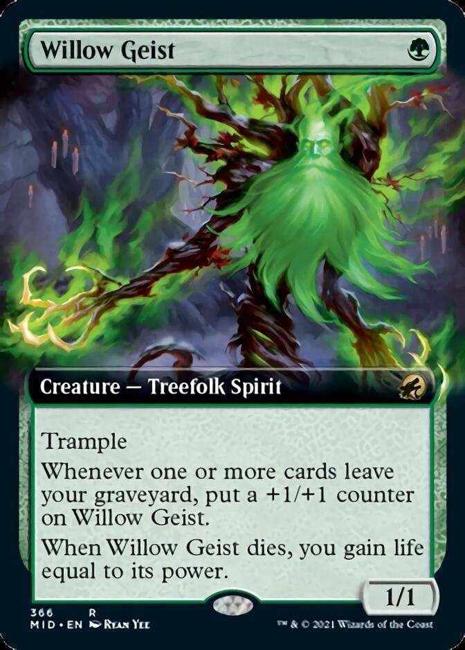 Willow Geist (Extended) [Innistrad: Midnight Hunt] | KingTCG.ca