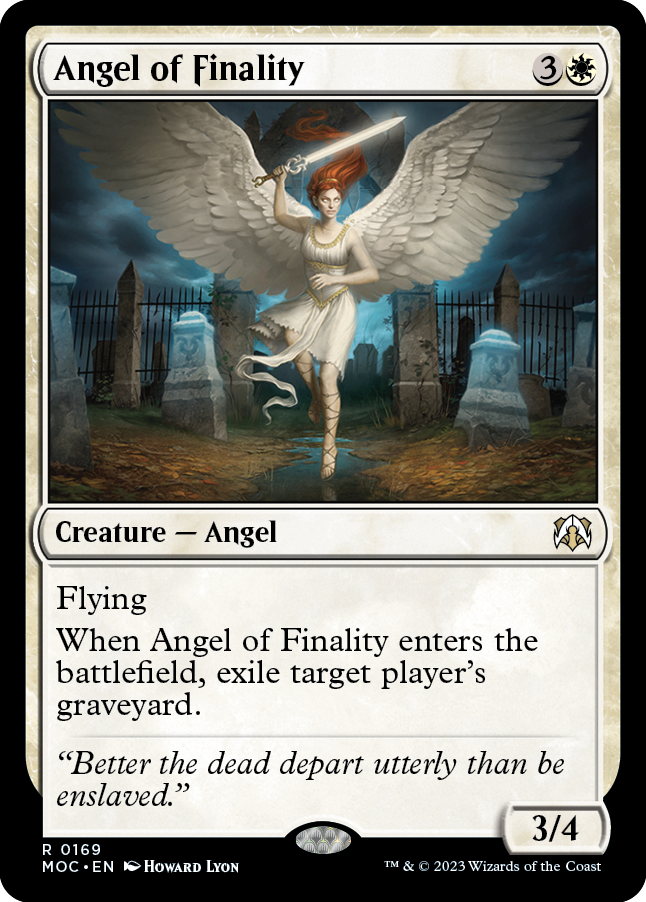 Angel of Finality [March of the Machine Commander] | KingTCG.ca