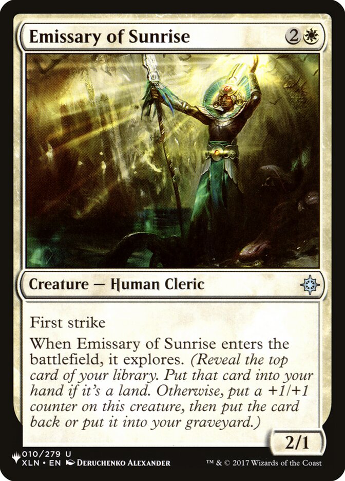 Emissary of Sunrise [The List] | KingTCG.ca