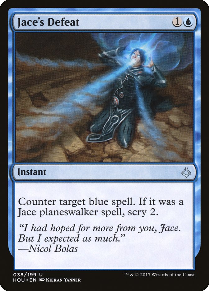 Jace's Defeat [Hour of Devastation] | KingTCG.ca