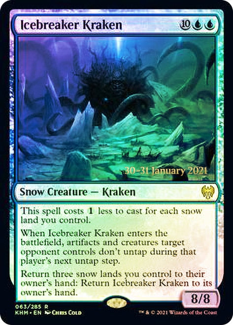 Icebreaker Kraken  [Kaldheim Prerelease Promos] | KingTCG.ca