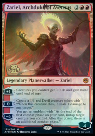 Zariel, Archduke of Avernus [Dungeons & Dragons: Adventures in the Forgotten Realms Prerelease Promos] | KingTCG.ca