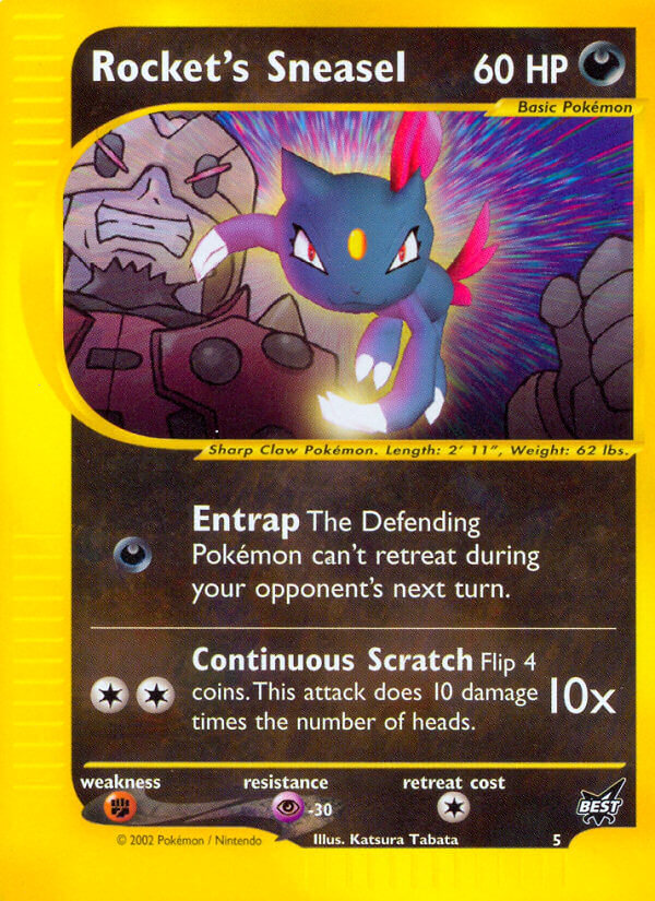 Rocket's Sneasel (5) [Best of Promos] | KingTCG.ca