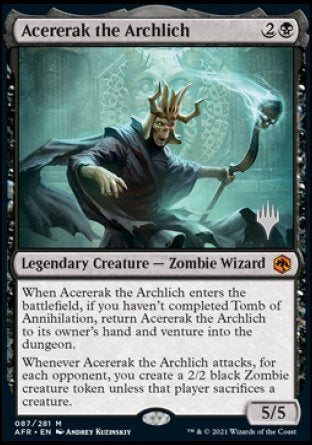 Acererak the Archlich (Promo Pack) [Dungeons & Dragons: Adventures in the Forgotten Realms Promos] | KingTCG.ca