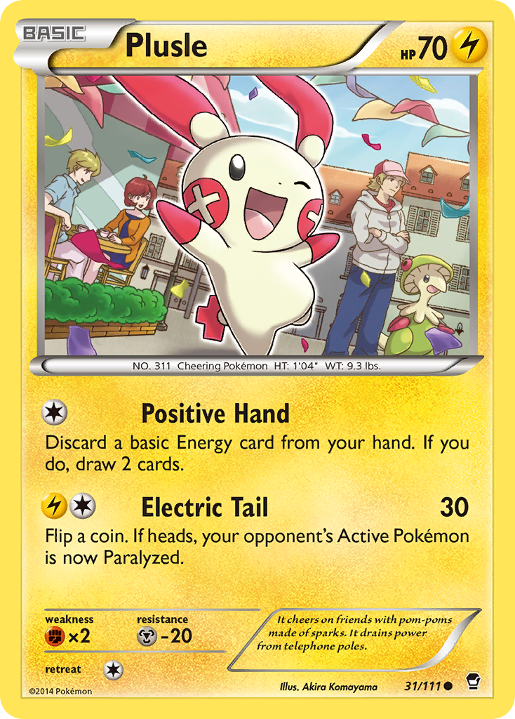 Plusle (31/111) [XY: Furious Fists] | KingTCG.ca