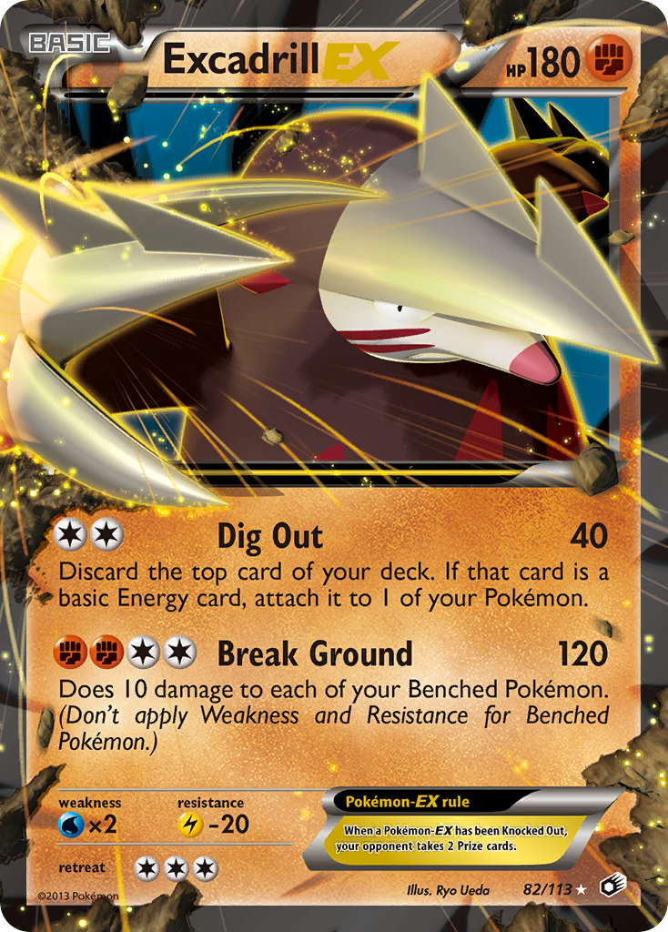 Excadrill EX (82/113) [Black & White: Legendary Treasures] | KingTCG.ca