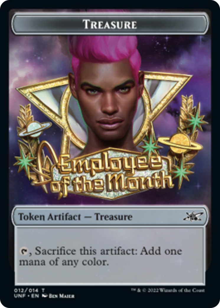 Cat // Treasure (12) Double-sided Token [Unfinity Tokens] | KingTCG.ca