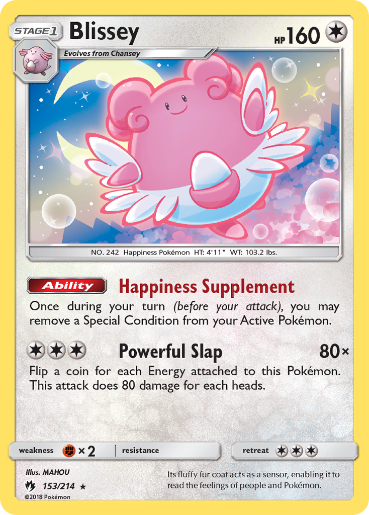 Blissey (153/214) [Sun & Moon: Lost Thunder] | KingTCG.ca