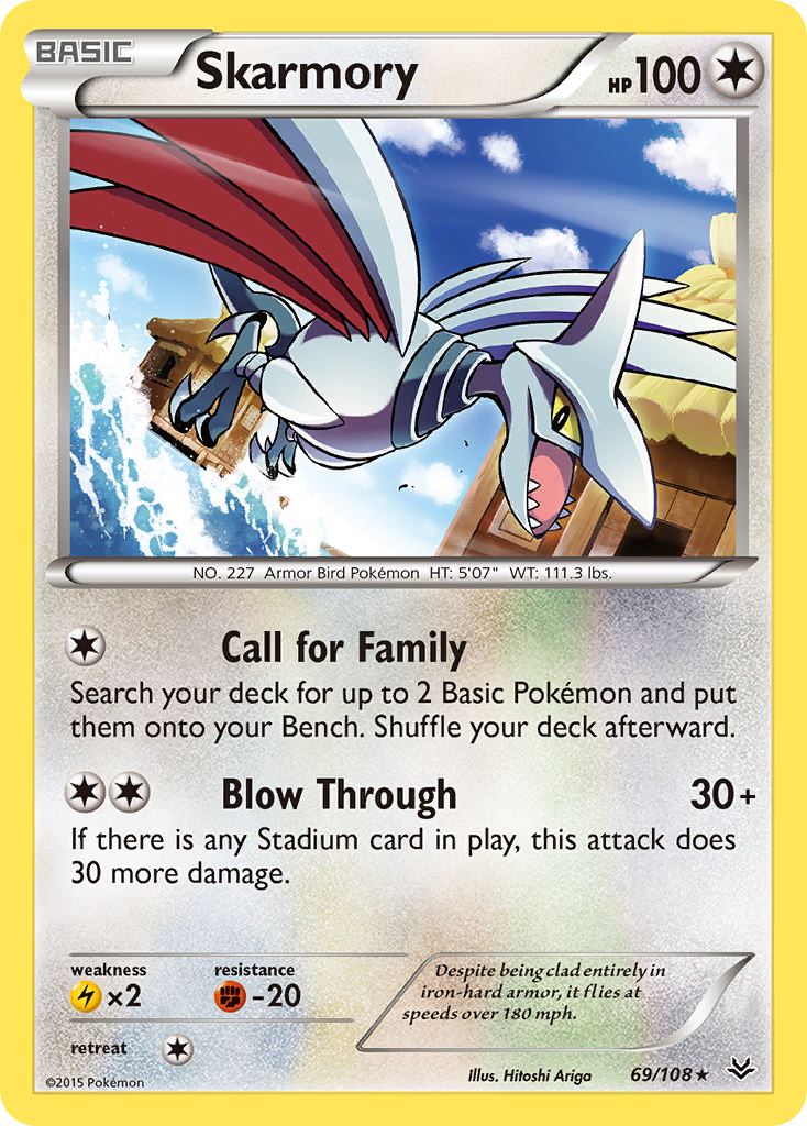 Skarmory (69/108) [XY: Roaring Skies] | KingTCG.ca