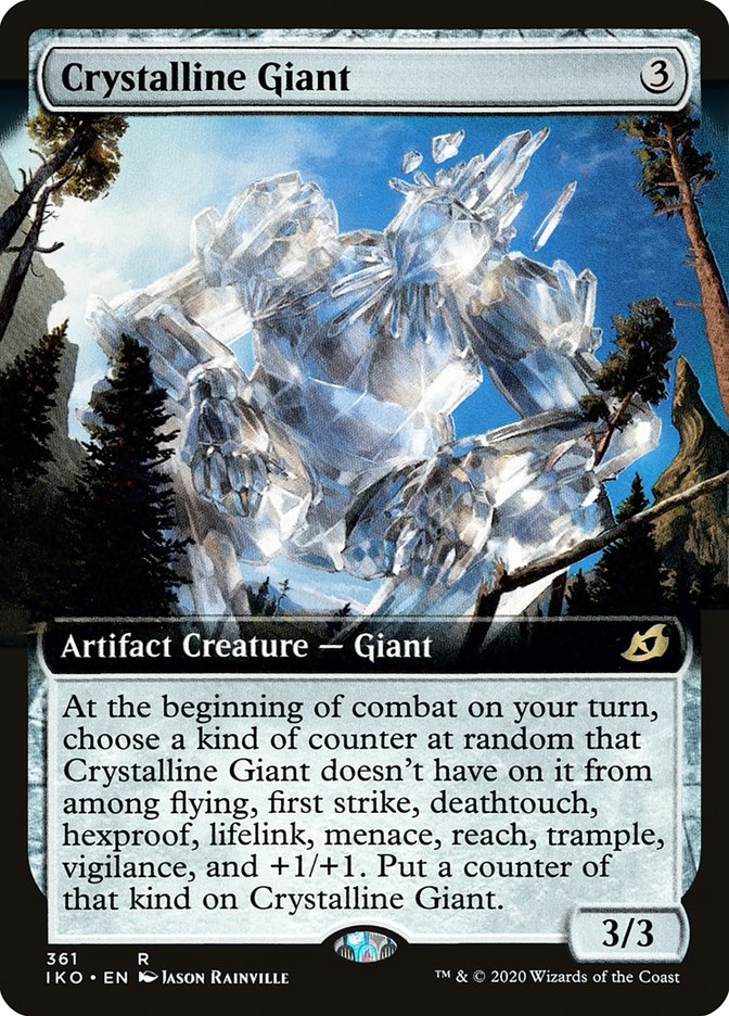 Crystalline Giant (Extended Art) [Ikoria: Lair of Behemoths] | KingTCG.ca