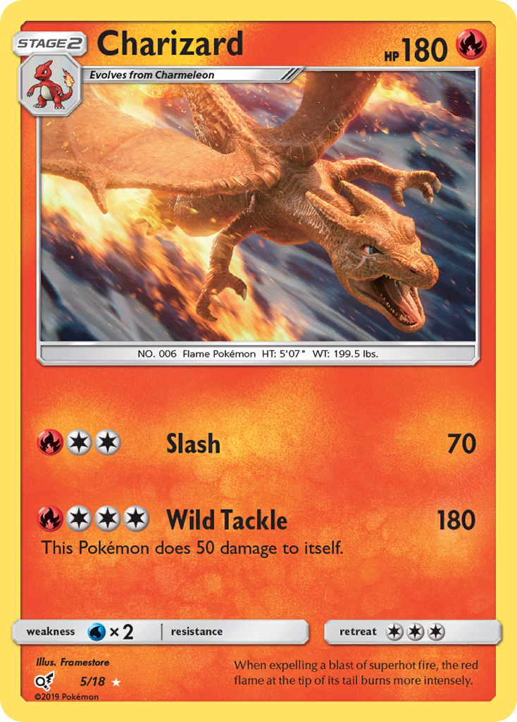 Charizard (5/18) [Sun & Moon: Detective Pikachu] | KingTCG.ca