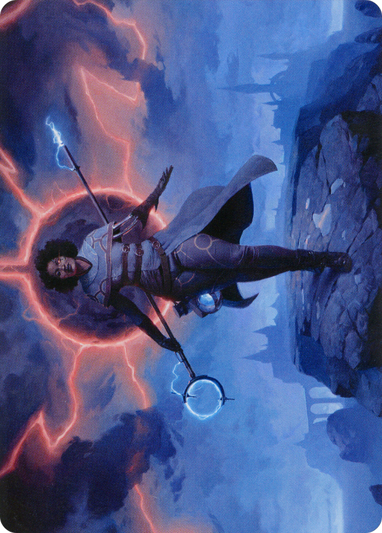 Rona, Herald of Invasion Art Card [March of the Machine Art Series] | KingTCG.ca