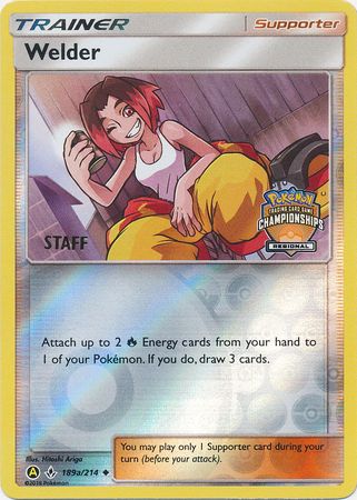 Welder (189a/214) (Regional Championship Promo Staff) [Sun & Moon: Unbroken Bonds] | KingTCG.ca