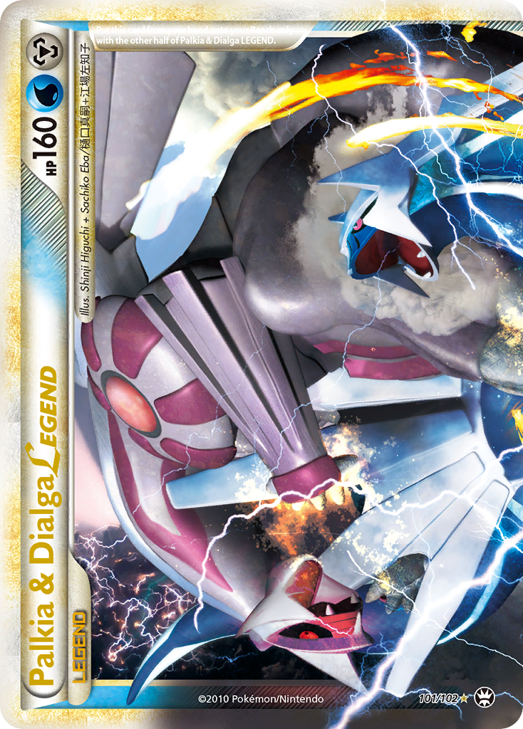 Palkia & Dialga LEGEND (101/102) [HeartGold & SoulSilver: Triumphant] | KingTCG.ca