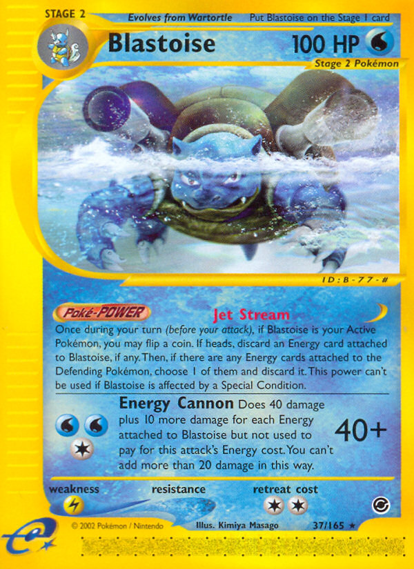 Blastoise (37/165) [Expedition: Base Set] | KingTCG.ca