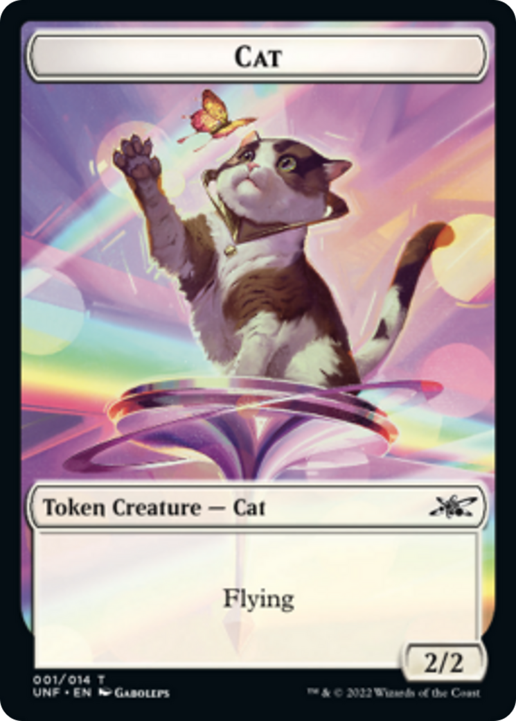 Cat // Treasure (12) Double-sided Token [Unfinity Tokens] | KingTCG.ca