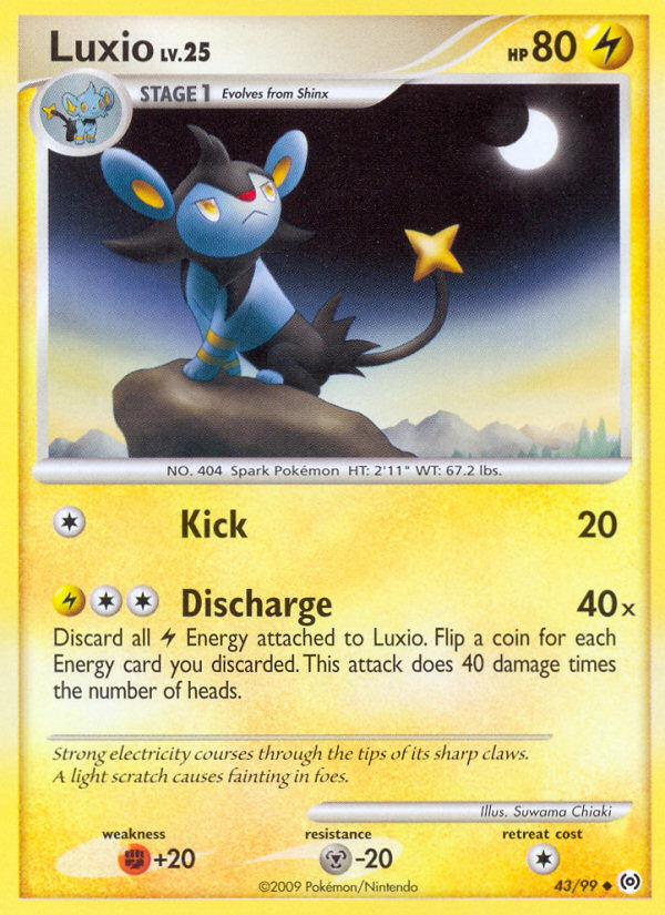 Luxio (43/99) [Arceus] | KingTCG.ca