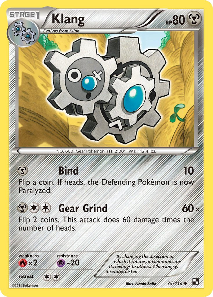 Klang (75/114) (Cracked Ice Holo) (Blister Exclusive) [Black & White: Base Set] | KingTCG.ca