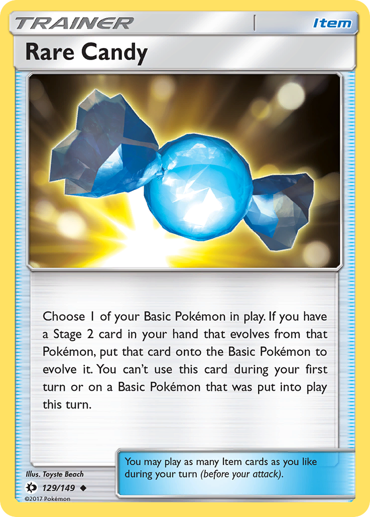 Rare Candy (129/149) [Sun & Moon: Base Set] | KingTCG.ca