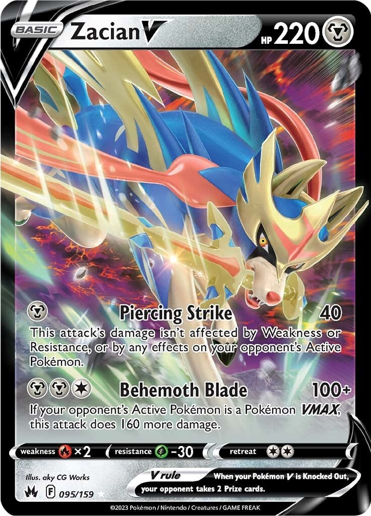 Zacian V (095/159) [Sword & Shield: Crown Zenith] | KingTCG.ca