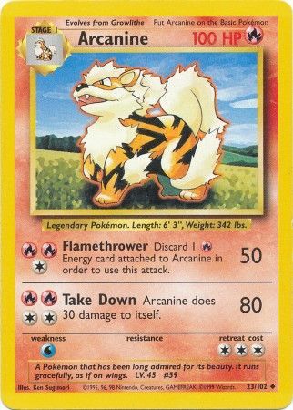 Arcanine (23/102) [Base Set] | KingTCG.ca