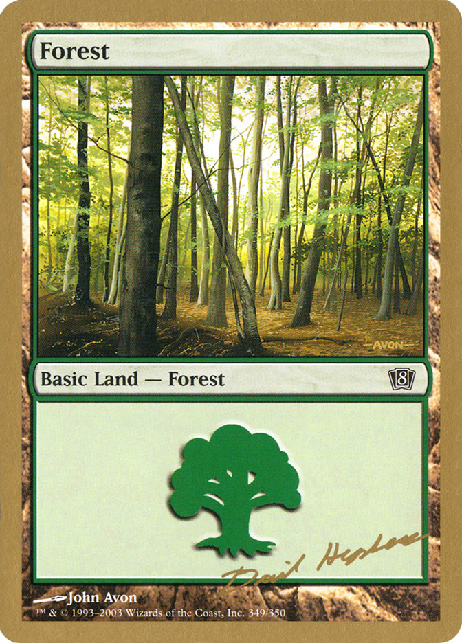 Forest (dh349) (Dave Humpherys) [World Championship Decks 2003] | KingTCG.ca