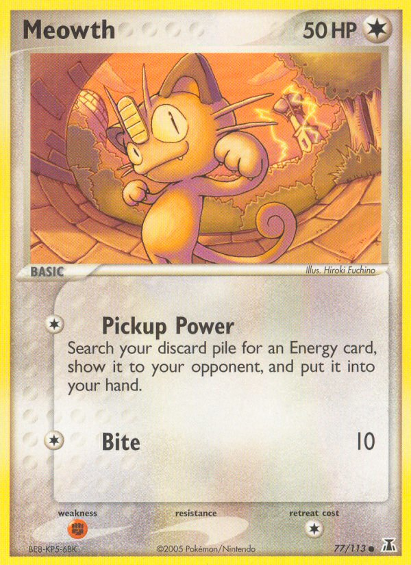 Meowth (77/113) [EX: Delta Species] | KingTCG.ca