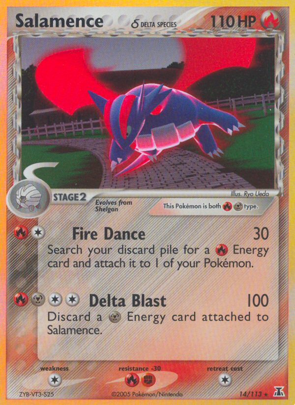 Salamence (14/113) (Delta Species) [EX: Delta Species] | KingTCG.ca