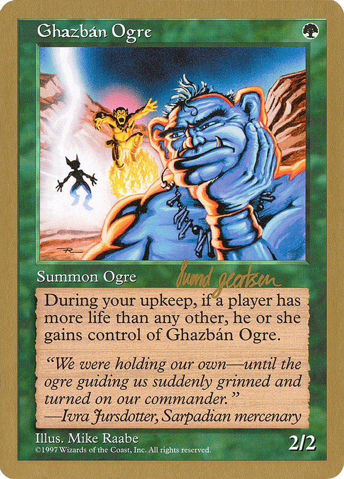 Ghazbán Ogre (Svend Geertsen) [World Championship Decks 1997] | KingTCG.ca