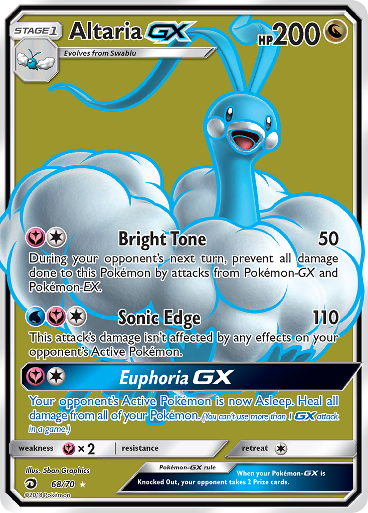 Altaria GX (68/70) [Sun & Moon: Dragon Majesty] | KingTCG.ca