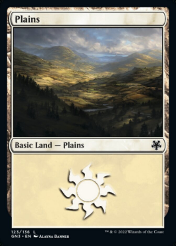 Plains (123) [Game Night: Free-for-All] | KingTCG.ca