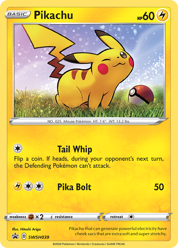 Pikachu (SWSH039) [Sword & Shield: Black Star Promos] | KingTCG.ca