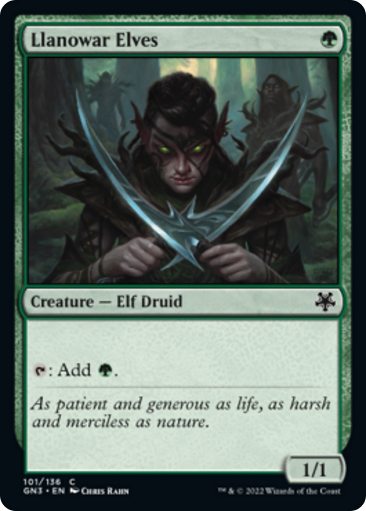 Llanowar Elves [Game Night: Free-for-All] | KingTCG.ca