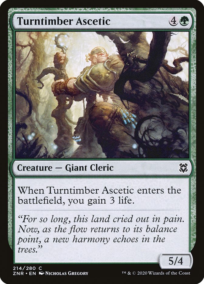 Turntimber Ascetic [Zendikar Rising] | KingTCG.ca