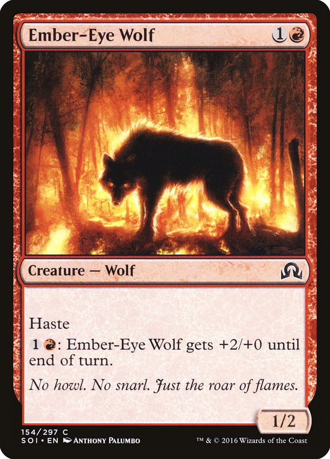 Ember-Eye Wolf [Shadows over Innistrad] | KingTCG.ca