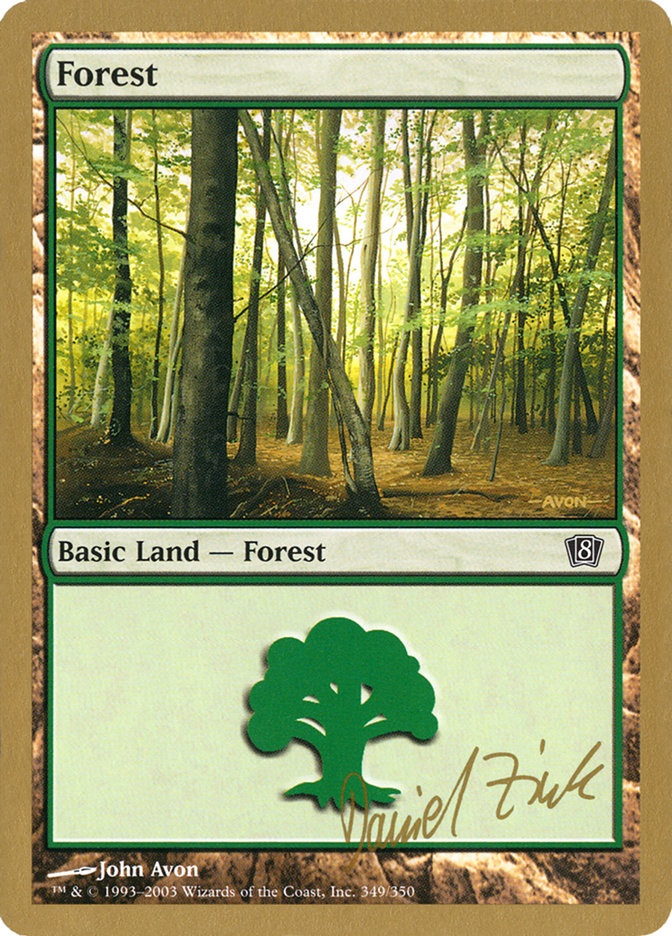 Forest (dz349) (Daniel Zink) [World Championship Decks 2003] | KingTCG.ca